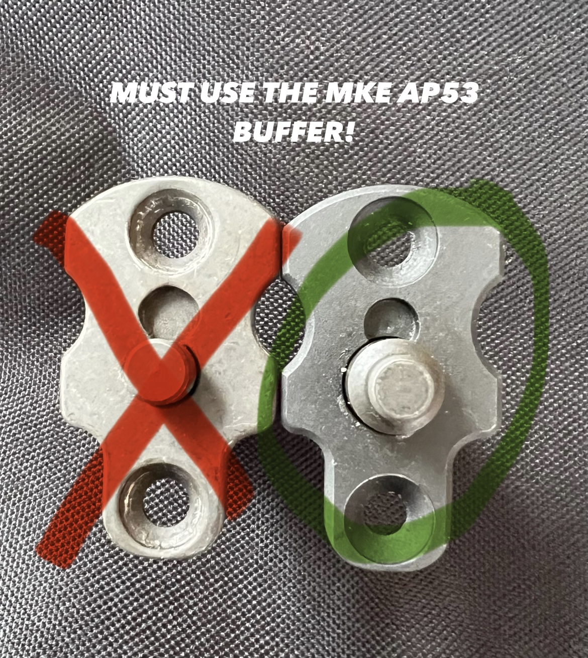 MKE AP53 removable sear trip modification service - Image 20