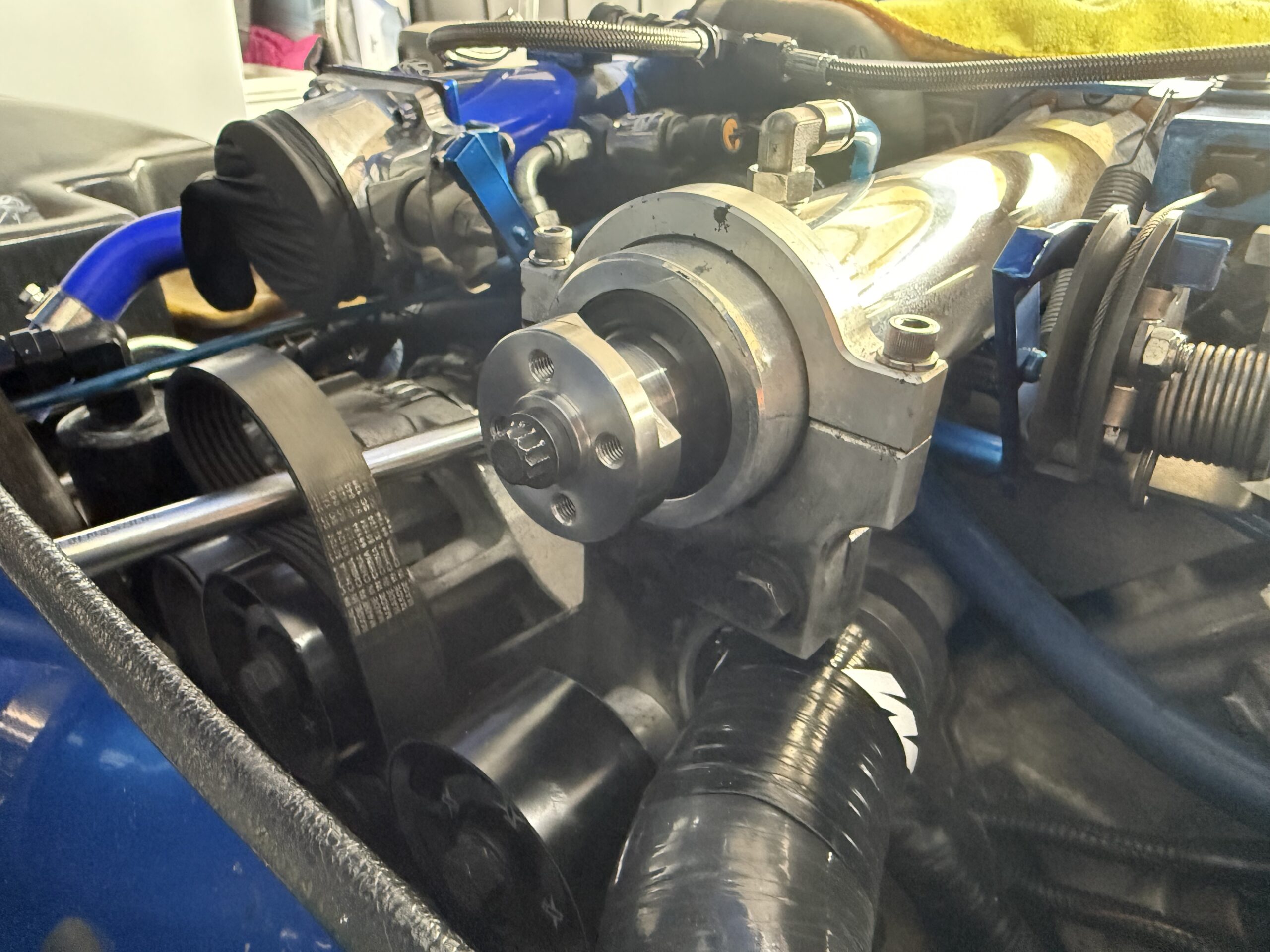 Viper GTS Roe Racing 2.4l supercharger pulley and hub - Image 12