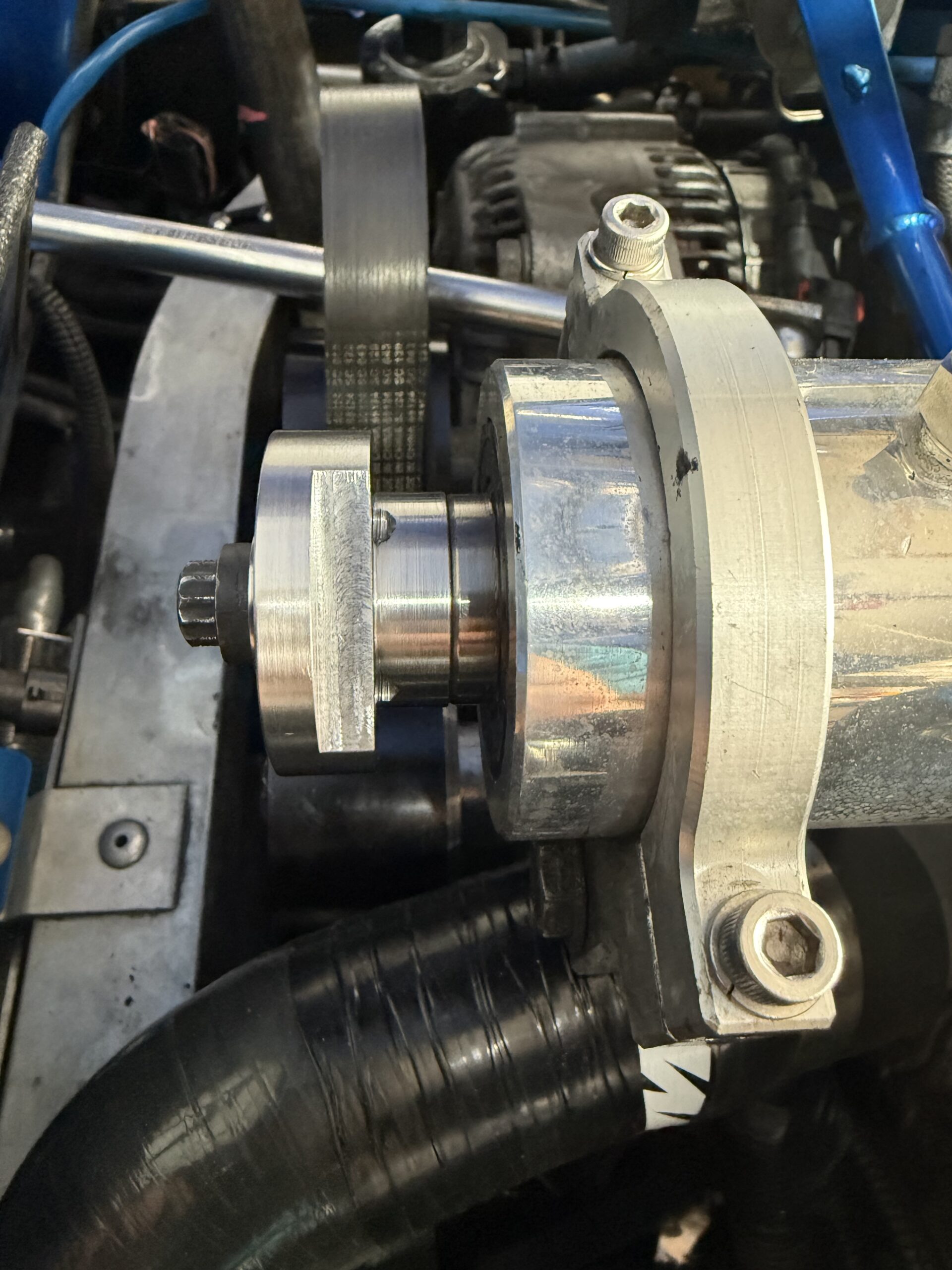 Viper GTS Roe Racing 2.4l supercharger pulley and hub - Image 11